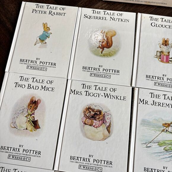 Vintage 1986 Lot of 12 Peter Rabbit Books Beatrix Potter Collection - Picture 2 of 10